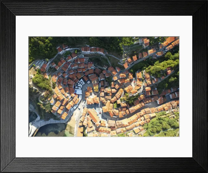 Framed Print : Cudillero, municipality of Cudillero, Asturias, Spain