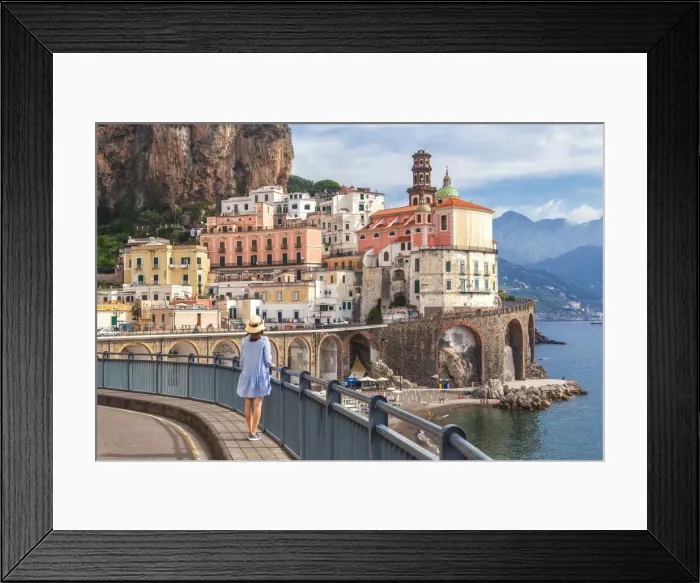 Framed Print : Atrani, Amalfi Coast, Salerno province, Campania region, Italy