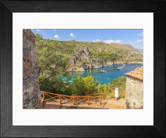 Framed Print : Infreschi natural harbour, Marina di Camerota, Salerno province, Campania region, Italy Framed Print : Infreschi natural harbour, Marina di Camerota, Salerno province, Campania region, Italy
