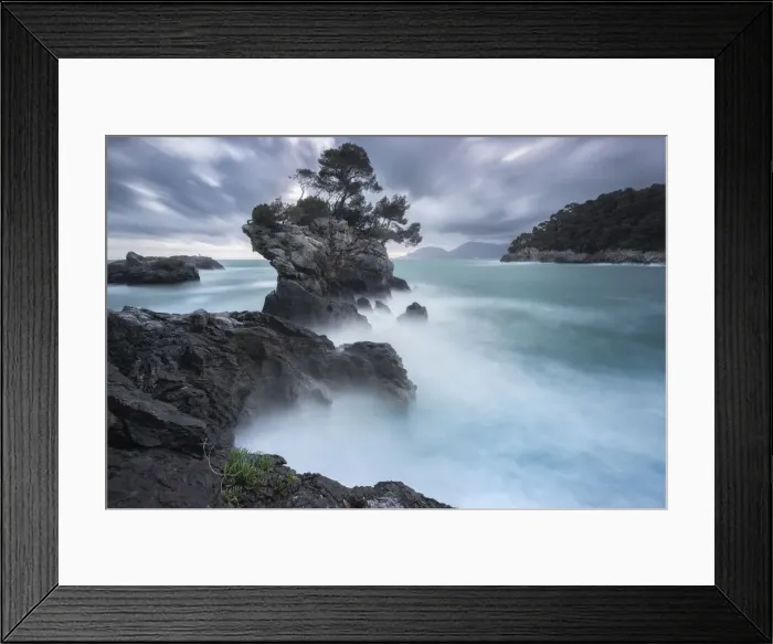 Framed Print : Ligurian cliffs, Eco del Mare area, Fiascherino, municipality of Lerici, La Spezia province, Liguria, Italy Framed Print : Ligurian cliffs, Eco del Mare area, Fiascherino, municipality of Lerici, La Spezia province, Liguria, Italy