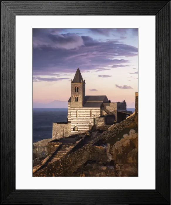 Framed Print : Church of San Pietro, Portovenere, La Spezia province, Liguria, Italy