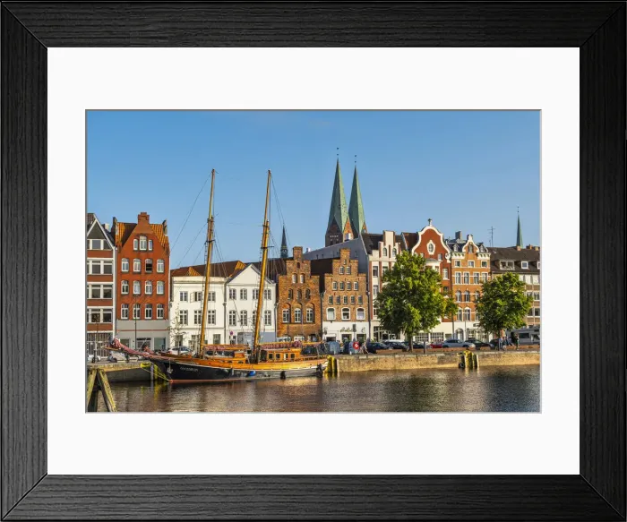 Framed Print : Church of Santa Maria. Lubeck, Land Schleswig-Holstein, Germany Framed Print : Church of Santa Maria. Lubeck, Land Schleswig-Holstein, Germany