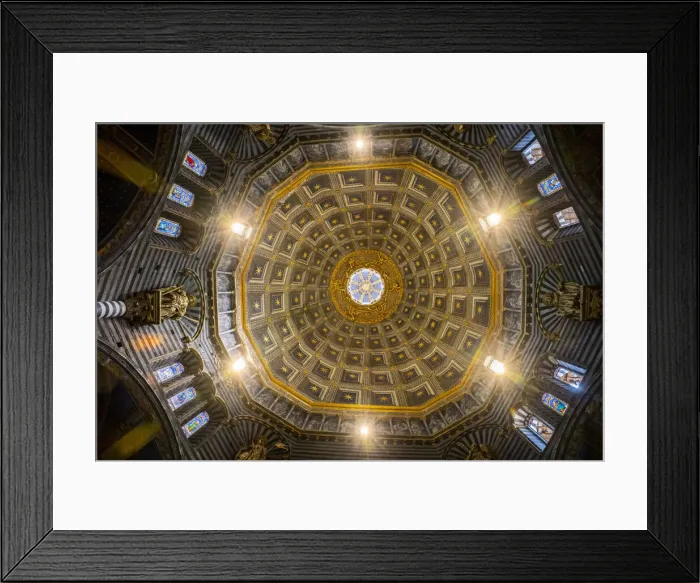 Framed Print : Italy, Tuscany, Siena, Santa Maria Assunta cathedral