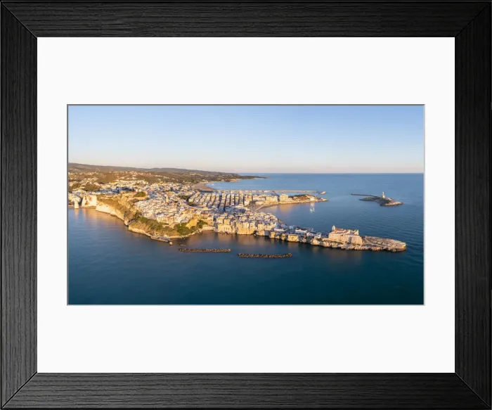 Framed Print : Vieste old town peninsula during a summer sunrise. Foggia province, Gargano National Park, Apulia, Italy Framed Print : Vieste old town peninsula during a summer sunrise. Foggia province, Gargano National Park, Apulia, Italy