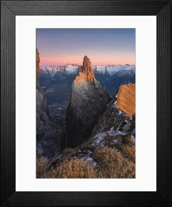 Framed Print : Sunset over Group of Concarena mountains in Vallecamonica, Brescia province in Lombardy district, Italy Framed Print : Sunset over Group of Concarena mountains in Vallecamonica, Brescia province in Lombardy district, Italy