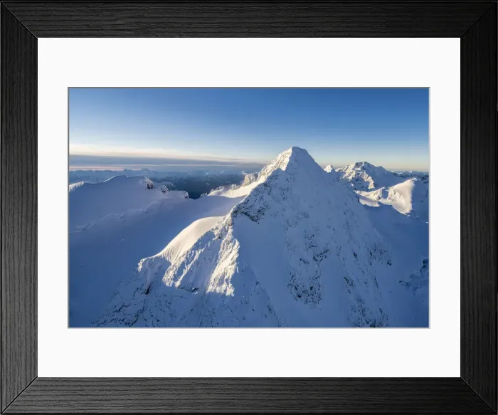 Framed Print : Piz Gluschaint and Monte Disgrazia in deep snow at dawn, Graubunden canton, Engadine, Switzerland Framed Print : Piz Gluschaint and Monte Disgrazia in deep snow at dawn, Graubunden canton, Engadine, Switzerland