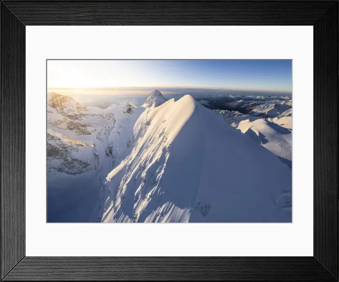 Framed Print : Piz Roseg covered with snow, Graubunden canton, Engadine, Switzerland Framed Print : Piz Roseg covered with snow, Graubunden canton, Engadine, Switzerland