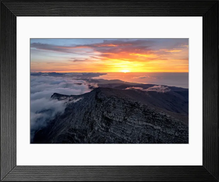Framed Print : Pico de la Zarza peak emerging from clouds, Jandia, Fuerteventura, Canary Islands, Spain Framed Print : Pico de la Zarza peak emerging from clouds, Jandia, Fuerteventura, Canary Islands, Spain