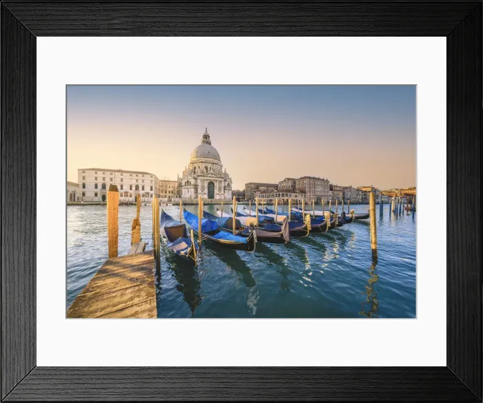 Framed Print : Morning view of Punta della Dogana and Salute Church. Venice, Veneto, Italy Framed Print : Morning view of Punta della Dogana and Salute Church. Venice, Veneto, Italy