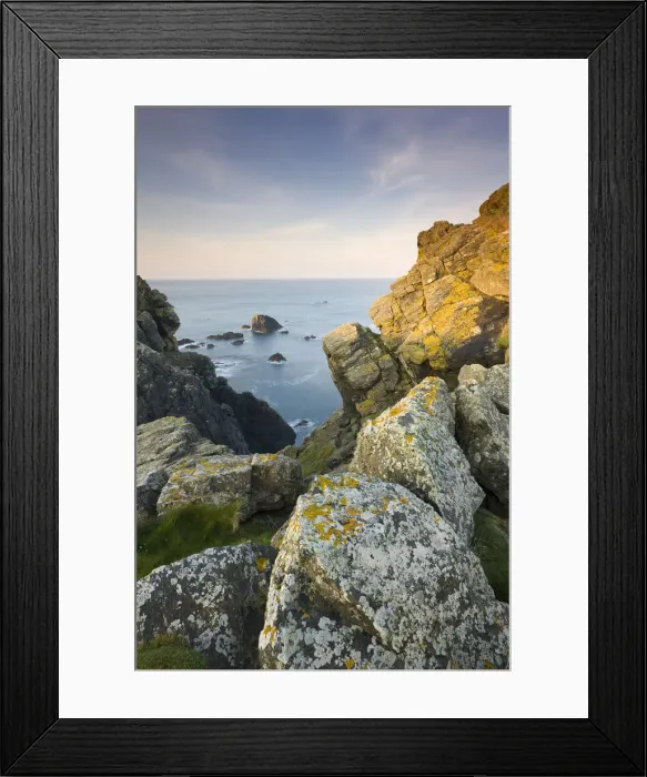 Framed Print : Rocky cliffs of Lizard Point, Cornwall, England. Spring (April) 2010 Framed Print : Rocky cliffs of Lizard Point, Cornwall, England. Spring (April) 2010