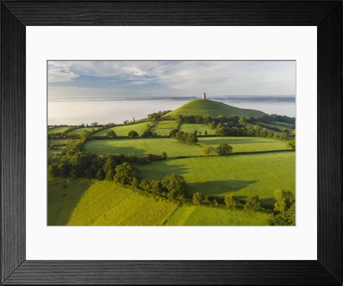 Framed Print : Glastonbury Tor on a sunny September misty morning, Glastonbury, Somerset, England. Autumn (September) 2020 Framed Print : Glastonbury Tor on a sunny September misty morning, Glastonbury, Somerset, England. Autumn (September) 2020
