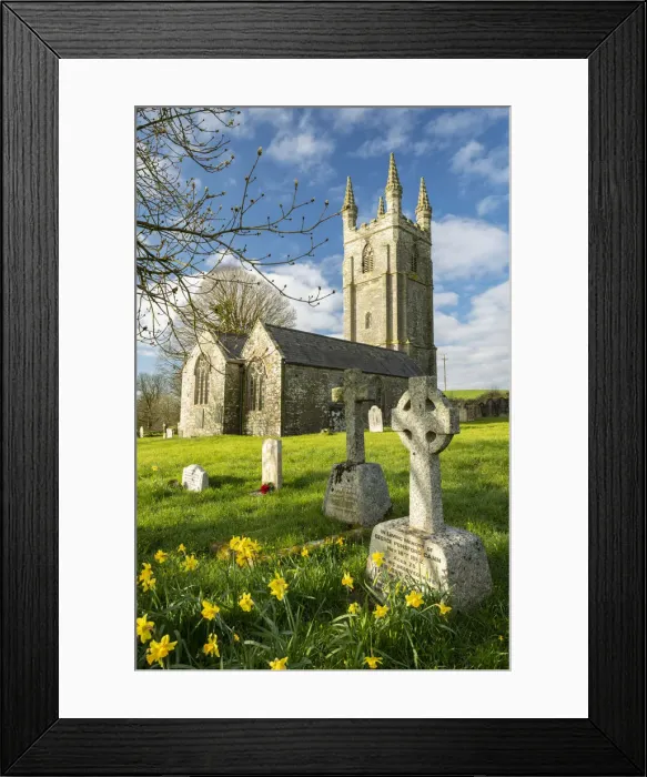 Framed Print : Pretty Church of All Saints in Dunterton, Devon, England. Spring (March) 2021 Framed Print : Pretty Church of All Saints in Dunterton, Devon, England. Spring (March) 2021