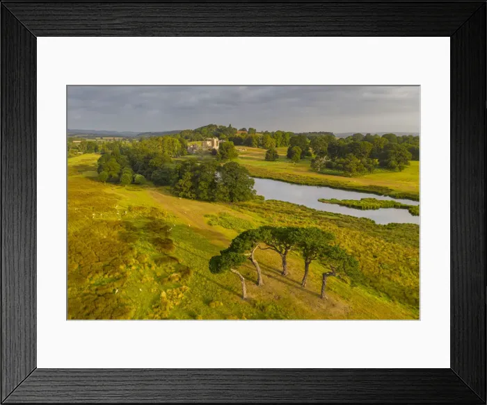 Framed Print : Powderham Castle and grounds, Devon, England. Autumn (september) 2021 Framed Print : Powderham Castle and grounds, Devon, England. Autumn (september) 2021