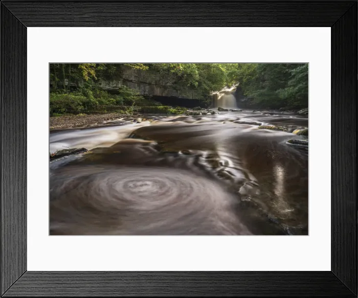 Framed Print : Cauldron Falls at West Burton in the Yorkshire Dales National Park, Yorkshire, England. Autumn (October) 2021 Framed Print : Cauldron Falls at West Burton in the Yorkshire Dales National Park, Yorkshire, England. Autumn (October) 2021