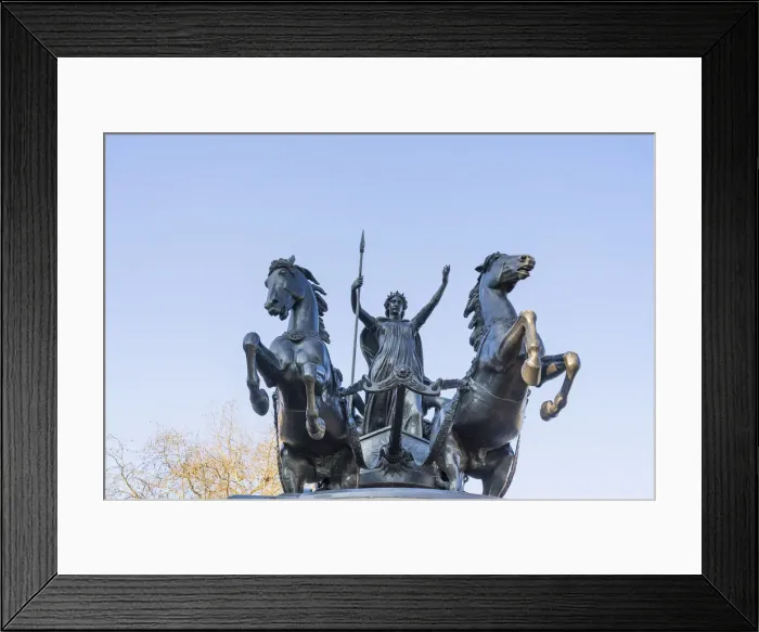 Framed Print : Boadicea and Her Daughters statue, Westminster, London, England, UK Framed Print : Boadicea and Her Daughters statue, Westminster, London, England, UK