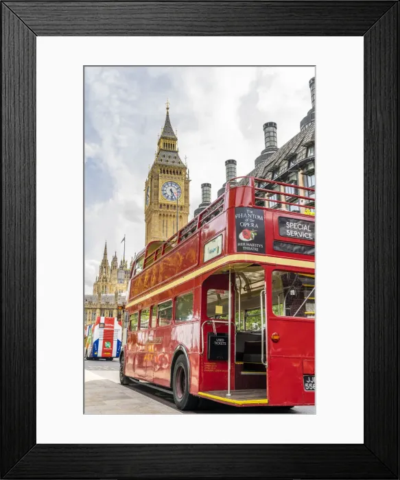Framed Print : An old routemaster bus and Big Ben, also known as Elizabeth Tower. Part of the Houses of Parliament and a Unesco World Heritage site, London, England, UK Framed Print : An old routemaster bus and Big Ben, also known as Elizabeth Tower. Part of the Houses of Parliament and a Unesco World Heritage site, London, England, UK
