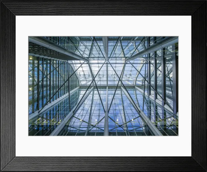 Framed Print : Abstract of the Citypoint Building atrium, City of London building, London, England, Uk Framed Print : Abstract of the Citypoint Building atrium, City of London building, London, England, Uk
