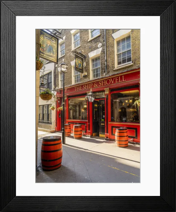 Framed Print : The Ship amd Shovell pub in charing Cross, London, England, Uk Framed Print : The Ship amd Shovell pub in charing Cross, London, England, Uk