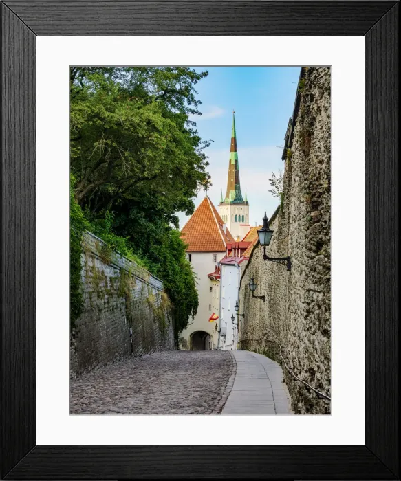 Framed Print : Pikk jalg street, Old Town, Tallinn, Estonia Framed Print : Pikk jalg street, Old Town, Tallinn, Estonia