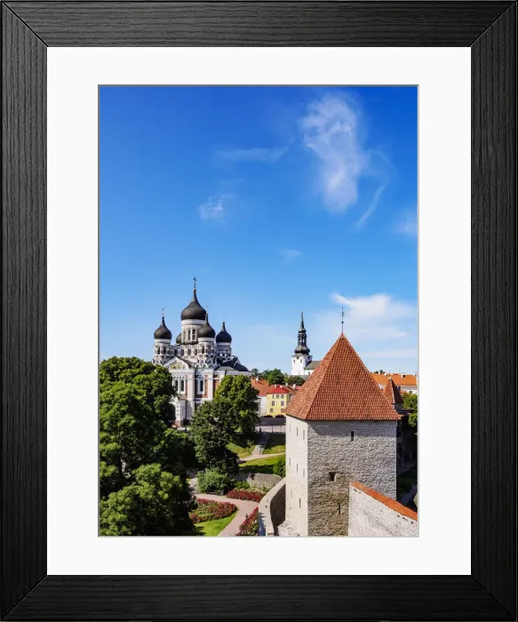 Framed Print : View towards the Alexander Nevsky Cathedral, Old Town, Tallinn, Estonia Framed Print : View towards the Alexander Nevsky Cathedral, Old Town, Tallinn, Estonia