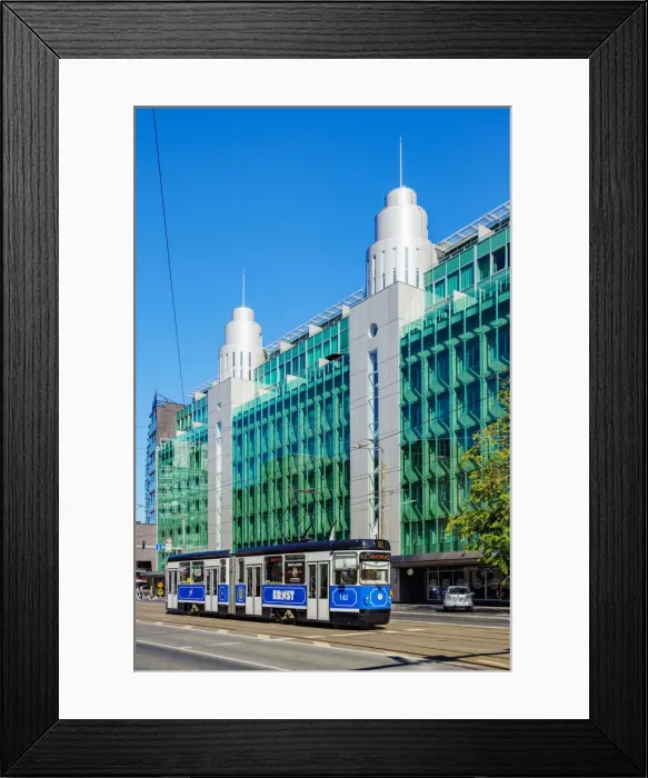 Framed Print : Tram at Narva Road, Tallinn, Estonia Framed Print : Tram at Narva Road, Tallinn, Estonia