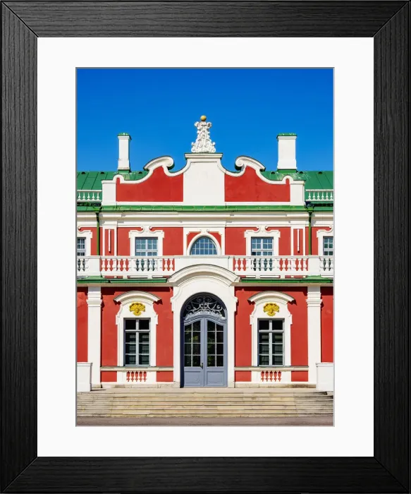 Framed Print : Kadriorg Palace and Art Museum, detailed view, Tallinn, Estonia Framed Print : Kadriorg Palace and Art Museum, detailed view, Tallinn, Estonia