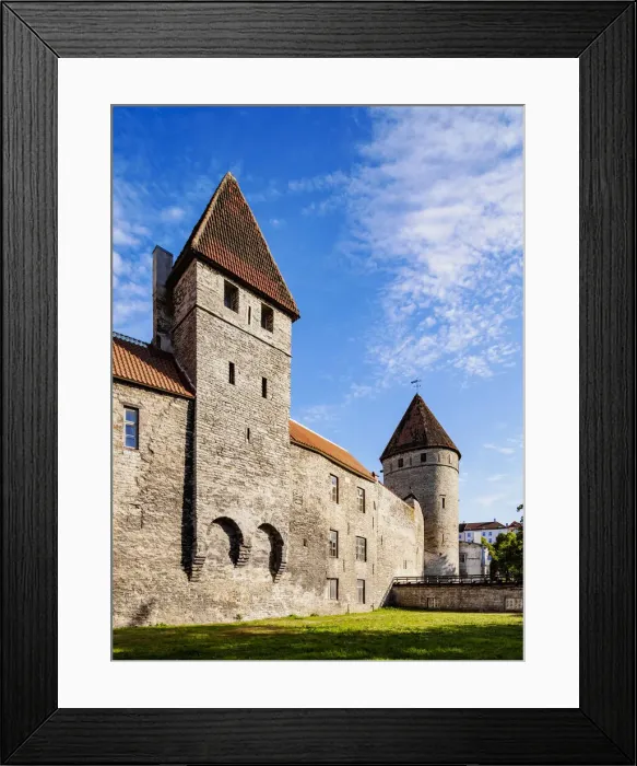 Framed Print : Old Town Walls, Tallinn, Estonia Framed Print : Old Town Walls, Tallinn, Estonia