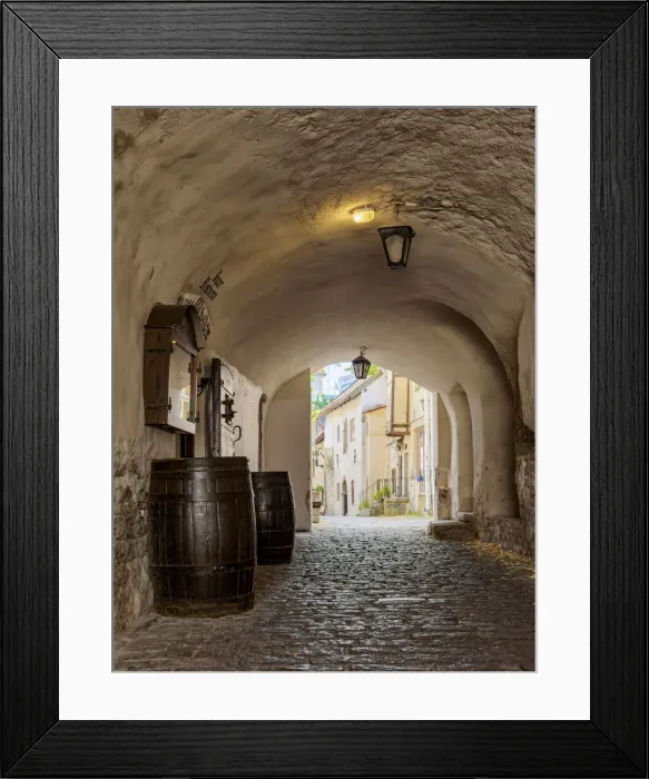 Framed Print : Katariina kaik, Saint Catherines Passage, Tallinn, Estonia