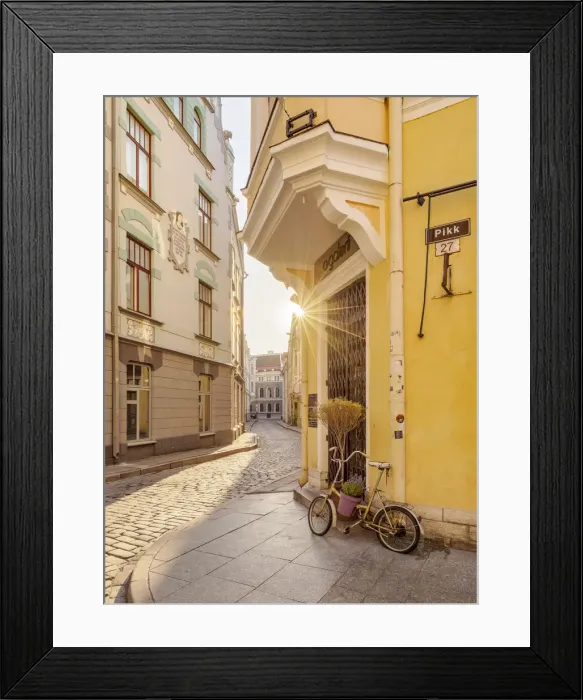 Framed Print : 27 Pikk Street at sunset, Old Town, Tallinn, Estonia Framed Print : 27 Pikk Street at sunset, Old Town, Tallinn, Estonia
