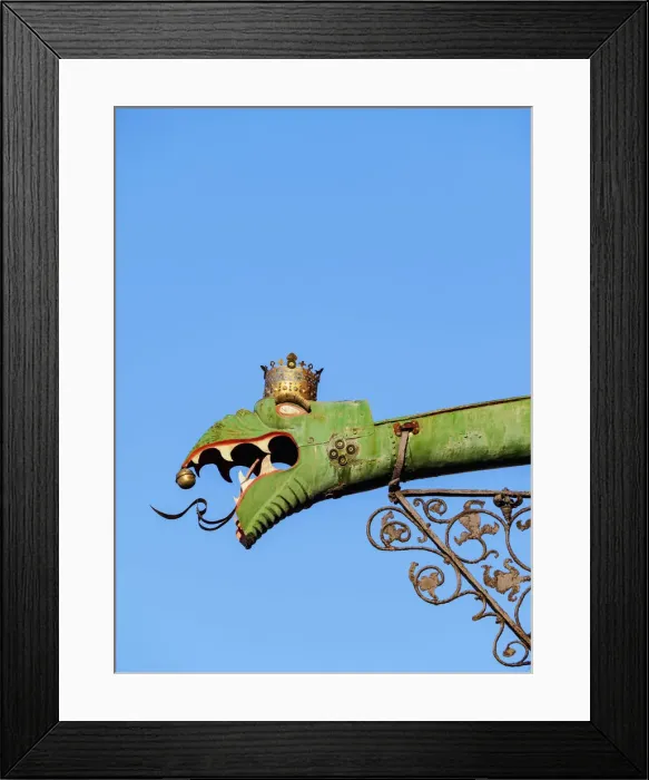 Framed Print : Dragon Water Spout on Town Hall, Old Town, Tallinn, Estonia Framed Print : Dragon Water Spout on Town Hall, Old Town, Tallinn, Estonia