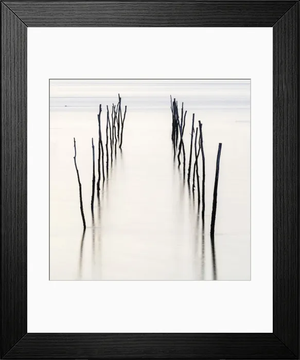 Framed Print : France, Nouvelle-Aquitane, Gironde, Lege-Cap-Ferret, oyster beds Framed Print : France, Nouvelle-Aquitane, Gironde, Lege-Cap-Ferret, oyster beds