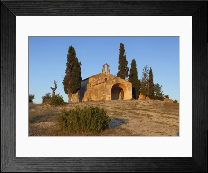 Framed Print : Chapel Sainte-Sixte, Eyragues, Provence, Provence-Alpes-Cote d Azur, Alpes de Haute Provence, Provence, South France, France Framed Print : Chapel Sainte-Sixte, Eyragues, Provence, Provence-Alpes-Cote d Azur, Alpes de Haute Provence, Provence, South France, France