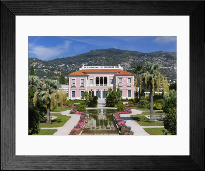 Framed Print : Villa Ephrussi de Rothschild, Saint-Jean-Cap-Ferret, French Riviera, Provence-Alpes-Cote d Azur, France Framed Print : Villa Ephrussi de Rothschild, Saint-Jean-Cap-Ferret, French Riviera, Provence-Alpes-Cote d Azur, France