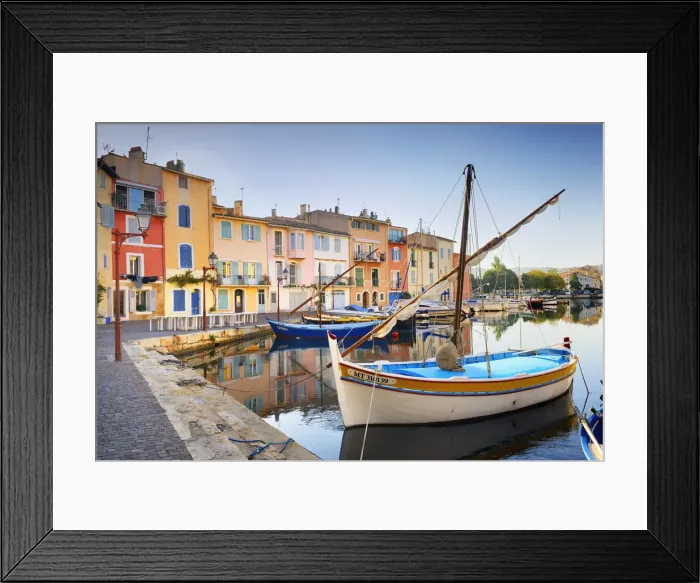 Framed Print : Idyllic harbor in Martigues, Bouches-du-Rhone, Provence-Alpes-Cote d Azur, French Riviera, France Framed Print : Idyllic harbor in Martigues, Bouches-du-Rhone, Provence-Alpes-Cote d Azur, French Riviera, France