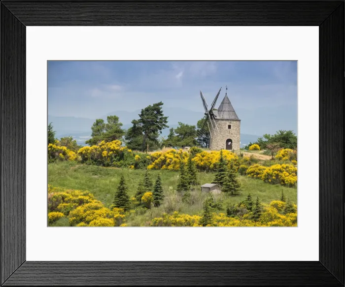 Framed Print : Windmill of Montfuron, Provence, Provence-Alpes-Cote d'Azur, Alpes-de-Haute-Provence, Southern France, France, Europe Framed Print : Windmill of Montfuron, Provence, Provence-Alpes-Cote d'Azur, Alpes-de-Haute-Provence, Southern France, France, Europe