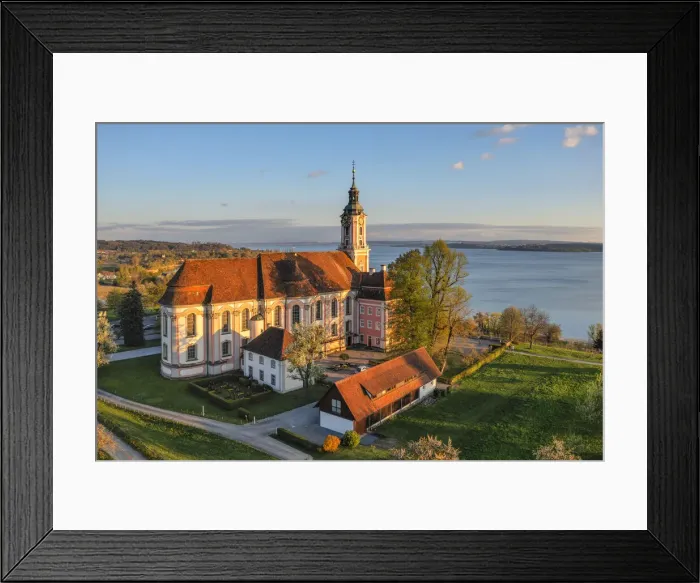 Framed Print : Pilgrimage church Birnau Unteruhldingen, Lake Constance, Upper Swabia, Baden Wurttemberg, Germany Framed Print : Pilgrimage church Birnau Unteruhldingen, Lake Constance, Upper Swabia, Baden Wurttemberg, Germany