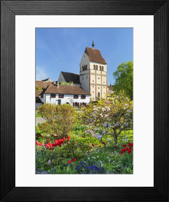 Framed Print : Minster of St. Mary and Marcus, Mittelzell, UNESCO World Heritage Site, Reichenau Island, Lake Constance, Baden Wurttemberg, Germany Framed Print : Minster of St. Mary and Marcus, Mittelzell, UNESCO World Heritage Site, Reichenau Island, Lake Constance, Baden Wurttemberg, Germany
