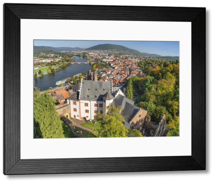 Framed Print : View from Mildenburg Castle over the old town of Miltenberg, Lower Franconia, Bavaria, Germany Framed Print : View from Mildenburg Castle over the old town of Miltenberg, Lower Franconia, Bavaria, Germany