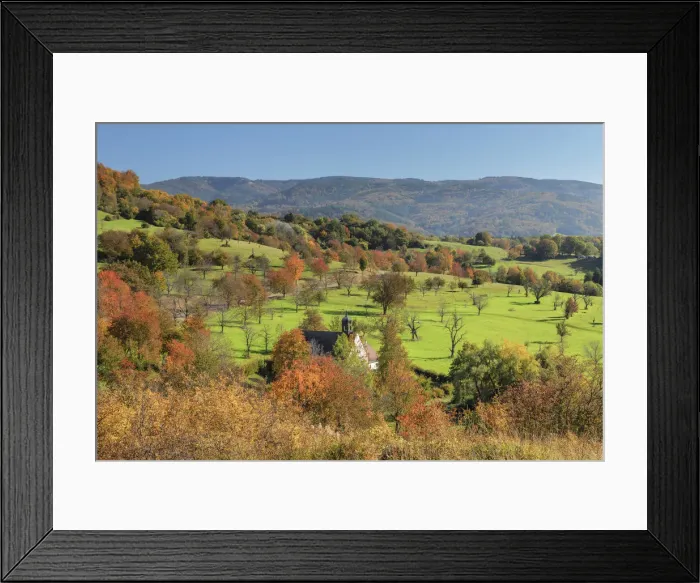 Framed Print : Berghauser Chapel, Markgrafler Land, Black Forest, Baden-Wurttemberg, Germany Framed Print : Berghauser Chapel, Markgrafler Land, Black Forest, Baden-Wurttemberg, Germany