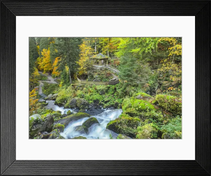 Framed Print : Triberg Waterfalls, Black Forest, Baden-Wurttemberg, Germany