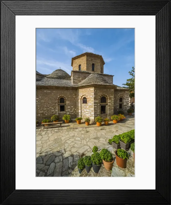Framed Print : Moni Evaggelistrias monastery, Skiathos, Sporade Islands, Greece Framed Print : Moni Evaggelistrias monastery, Skiathos, Sporade Islands, Greece