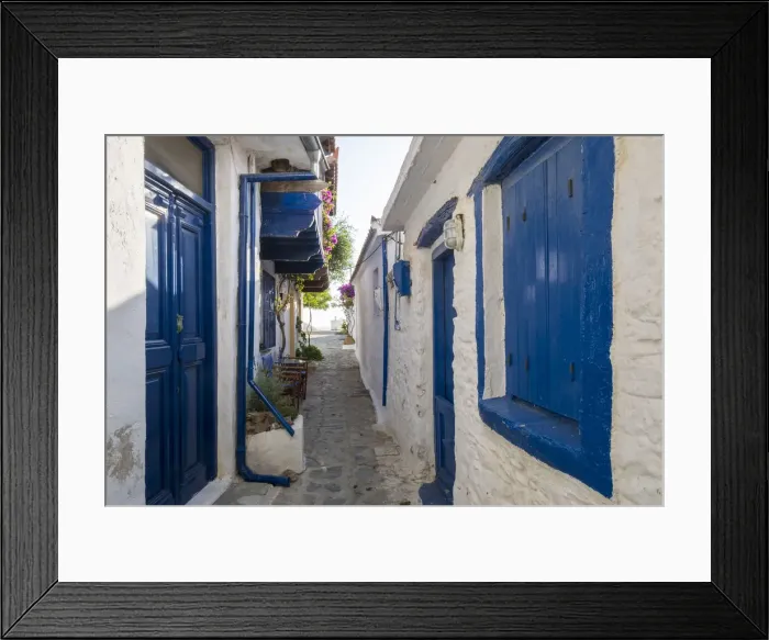 Framed Print : Skopelos Town, Skopelos, Sporade Islands, Greece