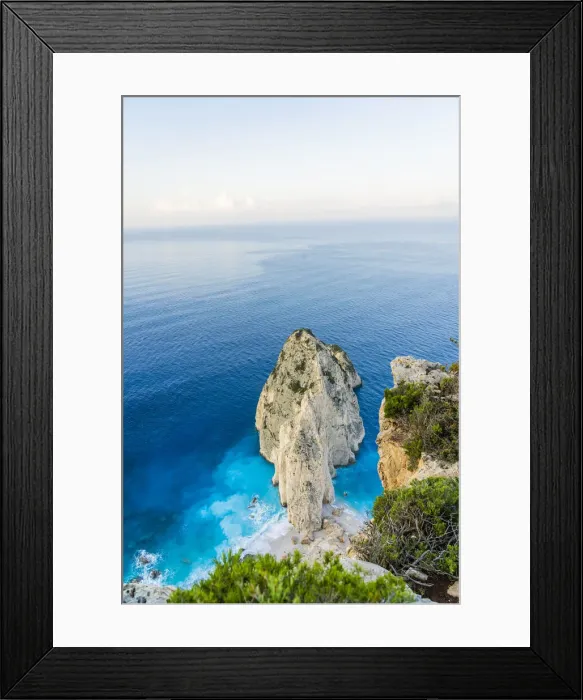 Framed Print : Cape Keri, Zakynthos, Zante, Ionian Islands, Greece