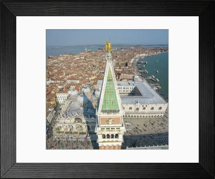 Framed Print : Aerial view of St Marks square, Doges Palace and St Marks Basilica, Venice, Veneto, Italy, Europe Framed Print : Aerial view of St Marks square, Doges Palace and St Marks Basilica, Venice, Veneto, Italy, Europe