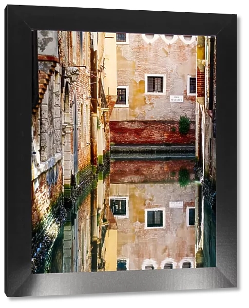 San Marco canal reflection, Venice, Veneto, Italy