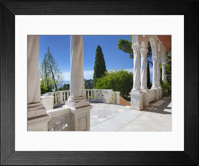 Framed Print : Giardini Botanici Hanbury - Botanical Garden Hanbury, Ventimiglia, Capo Mortola, Italian Riviera, Riviera dei Fiori, Province of Imperia, Liguria, Italy