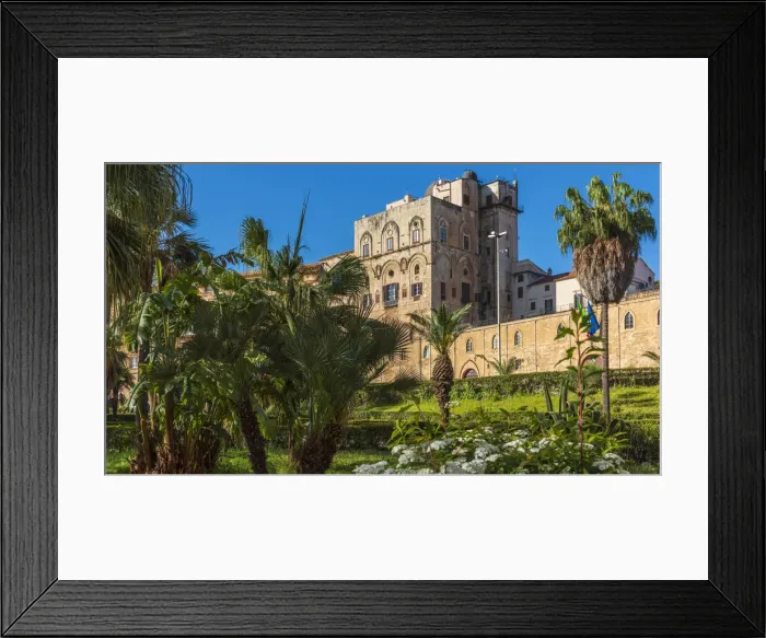 Framed Print : Europe, Italy, Sicily. Palermo. Palazzo Normanni Framed Print : Europe, Italy, Sicily. Palermo. Palazzo Normanni
