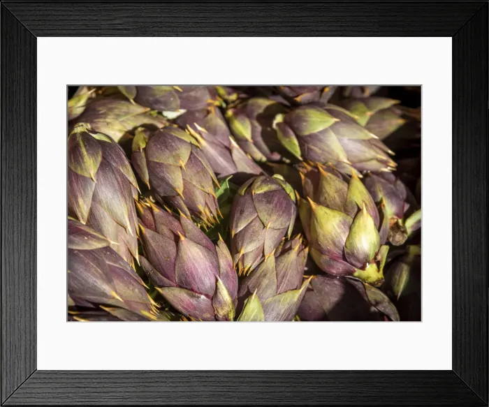 Framed Print : europe, Italy, Sicily. Palermo, artichokes Framed Print : europe, Italy, Sicily. Palermo, artichokes