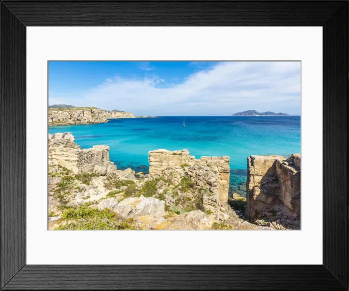 Framed Print : europe, Italy, Sicily, Favignana. The beautiful Cala Rossa Framed Print : europe, Italy, Sicily, Favignana. The beautiful Cala Rossa