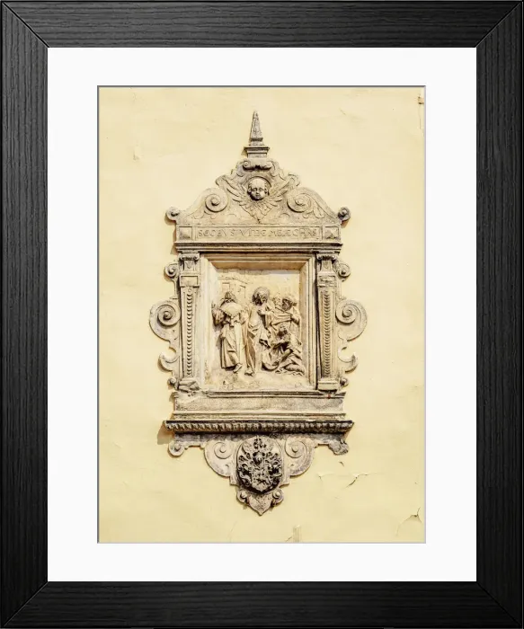 Framed Print : Building at Skarnu iela 22, detailed view, Old Town, Riga, Latvia Framed Print : Building at Skarnu iela 22, detailed view, Old Town, Riga, Latvia
